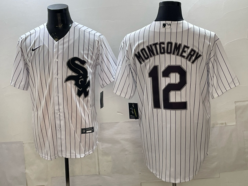 2026 Men Nike Chicago White Sox #12 Montgomery white MLB Jersey003